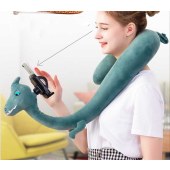 【買付】ネックスタンド ネックピロー スマホ スタンド スマホホルダー 恐竜 ユニコーン キリン 枕 U字