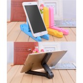 【日本倉庫即納】タブレット スタンド ipad スマホ 折りたたみ式 角度調整可能 コンパクト収納 安定感 三脚タイプ