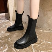 【買付】レディース 靴 サイドゴアブーツ boots ローヒール 通勤通学 ブーツ
