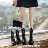 【買付】レディース 靴 サイドゴアブーツ boots ローヒール 通勤通学 ブーツ
