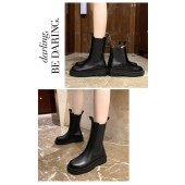 【買付】レディース 靴 サイドゴアブーツ boots ローヒール 通勤通学 ブーツ