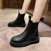 【買付】レディース 靴 サイドゴアブーツ boots ローヒール 通勤通学 ブーツ