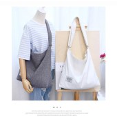 男女兼用 斜めがけ 肩掛け 帆布キャンバスバッグ 大容量 おしゃれ 収納力抜群 軽量 ショルダー